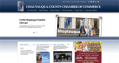 Desktop Screenshot of chautauquachamber.org